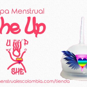 Copa menstrual SheUp Big especial para cervix bajo